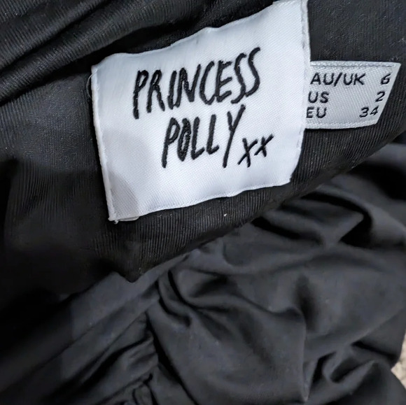 Moving Sale! 💘 Princess Polly Eliza Mini Dress in Black (EUC) - Picture 9 of 10